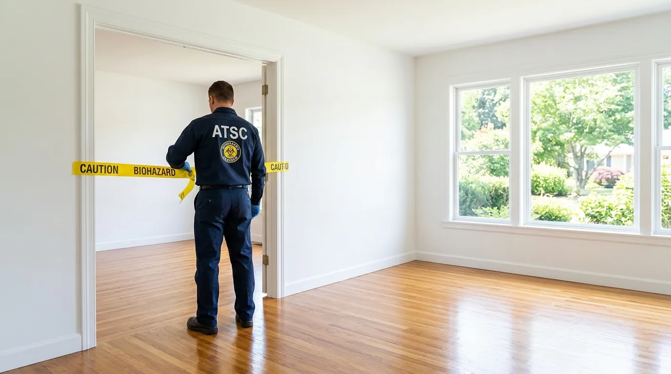 Certified biohazard cleanup crew performing Crime Scene Cleanup in Oreland